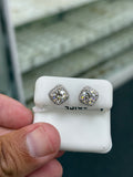 Center solitaire earrings