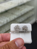 Center solitaire earrings