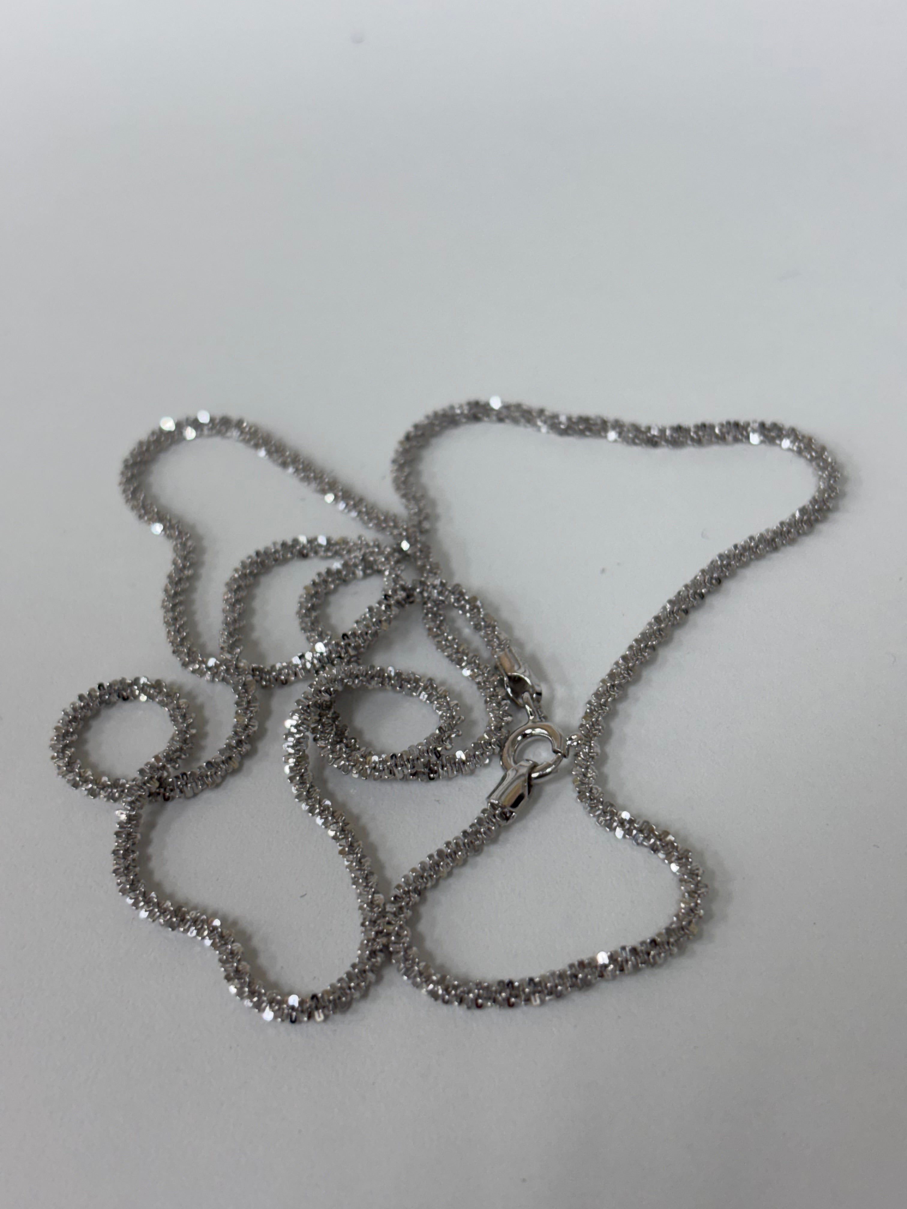 925 silver sparkle chains