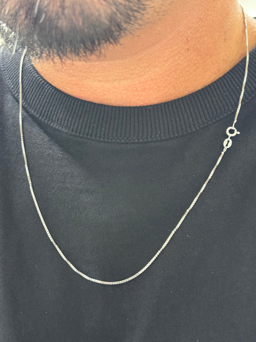 925 silver box chain