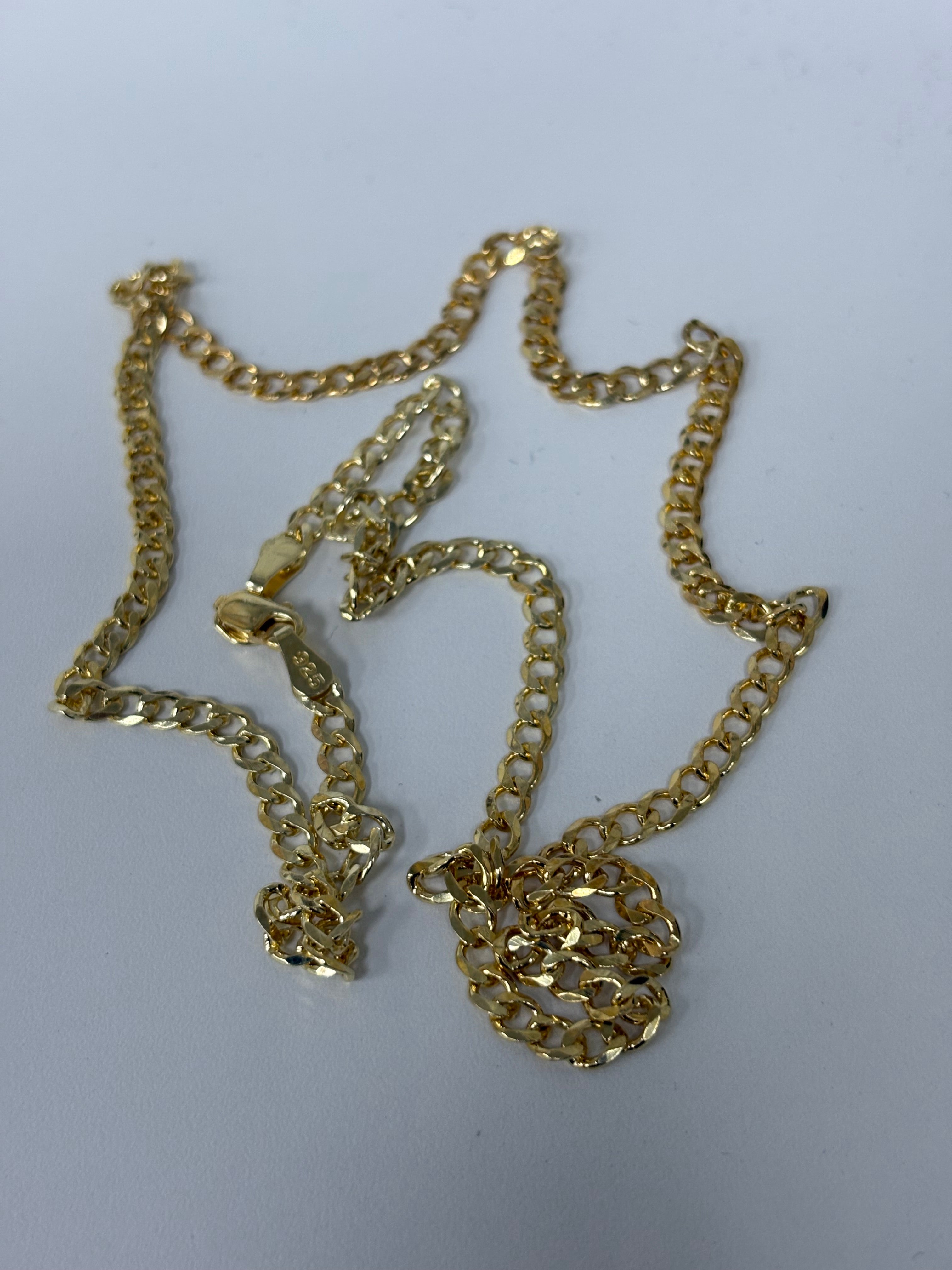 4mm flat curb link cuban chain