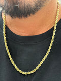 10k gold 5mm rope chain