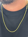 925 Silver gold finish sparkle chain
