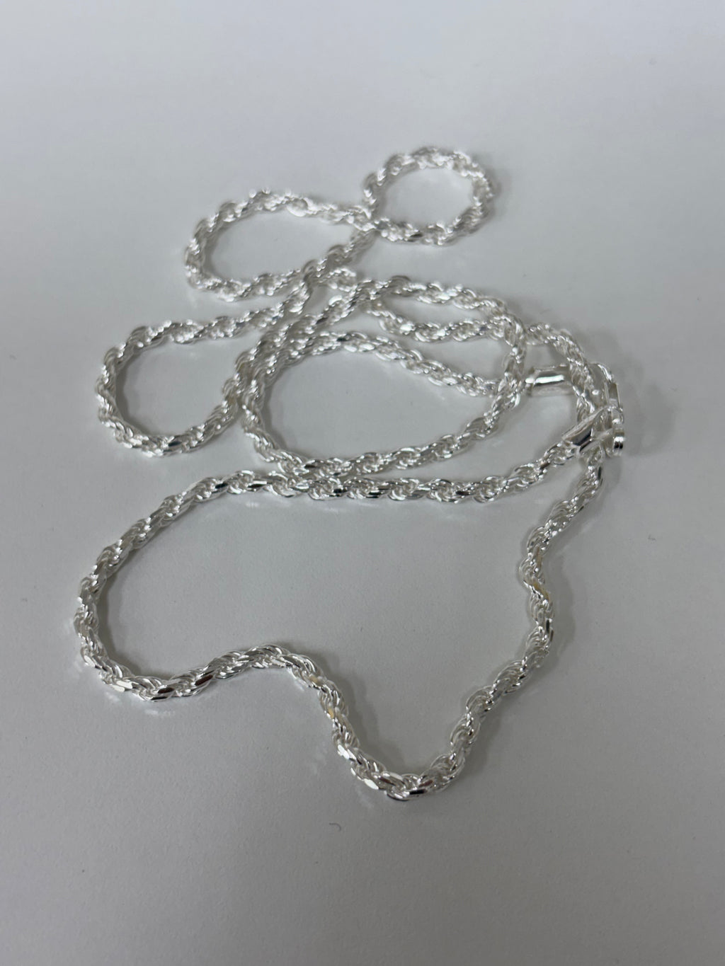3mm 925 silver rope chain