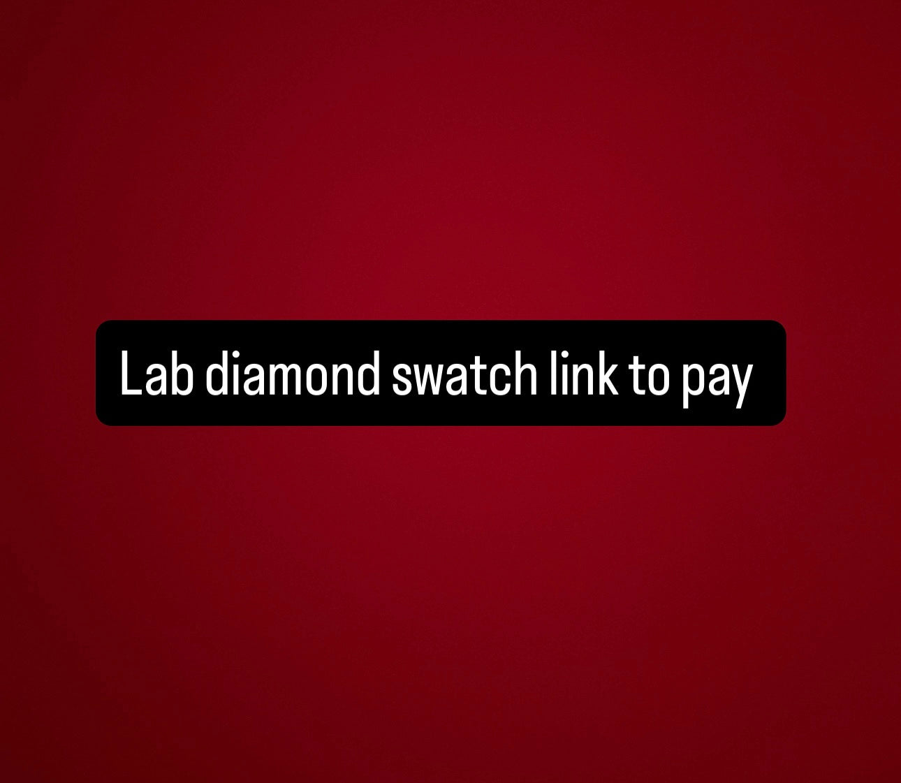 Lab diamond swatch watch