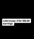 2 for 100 earrings special
