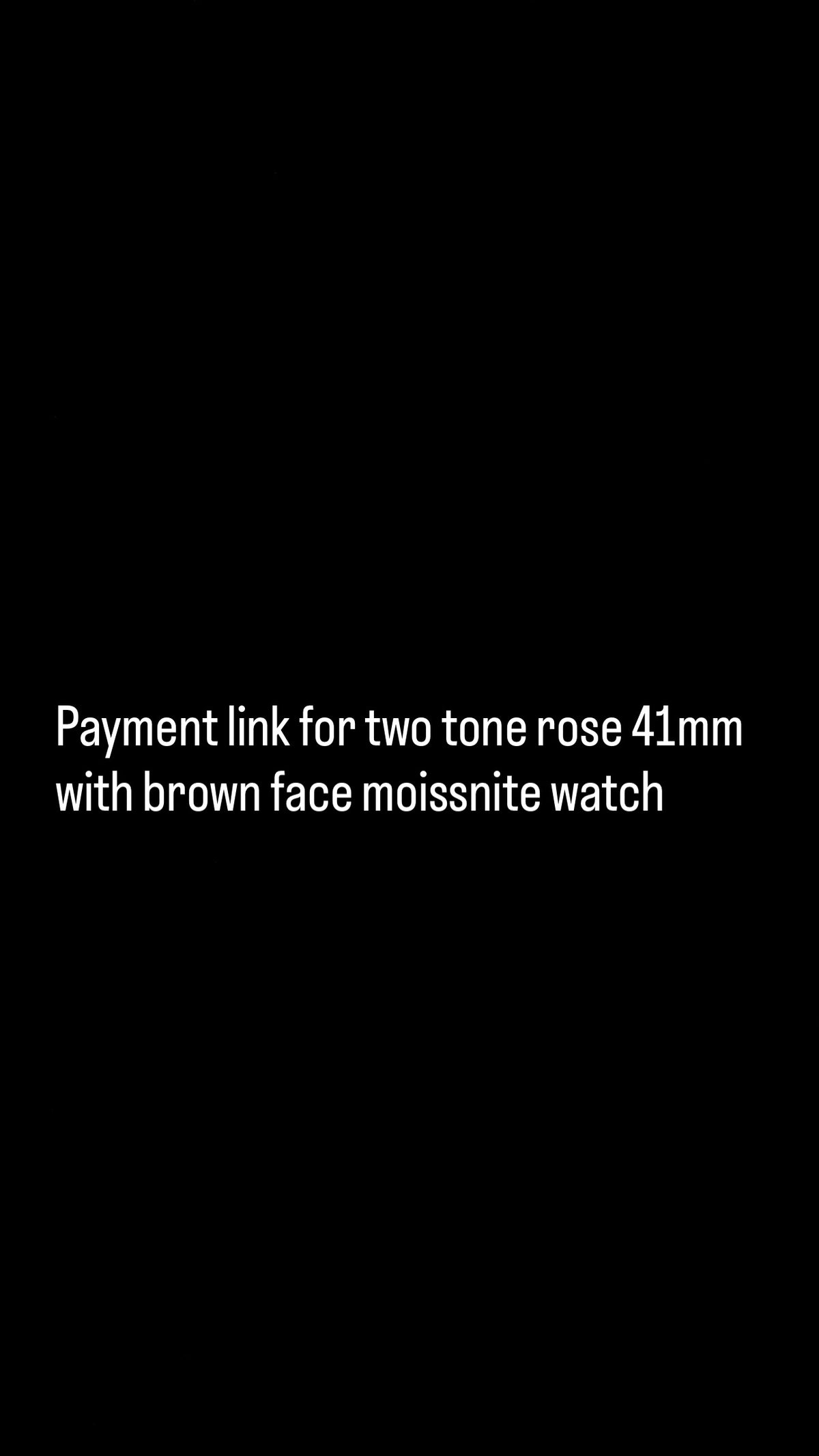 Payment link for 41mm watch