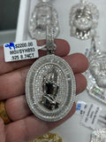 Baguette prayer hands pendant