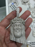 Large pear thorn Jesus pendant