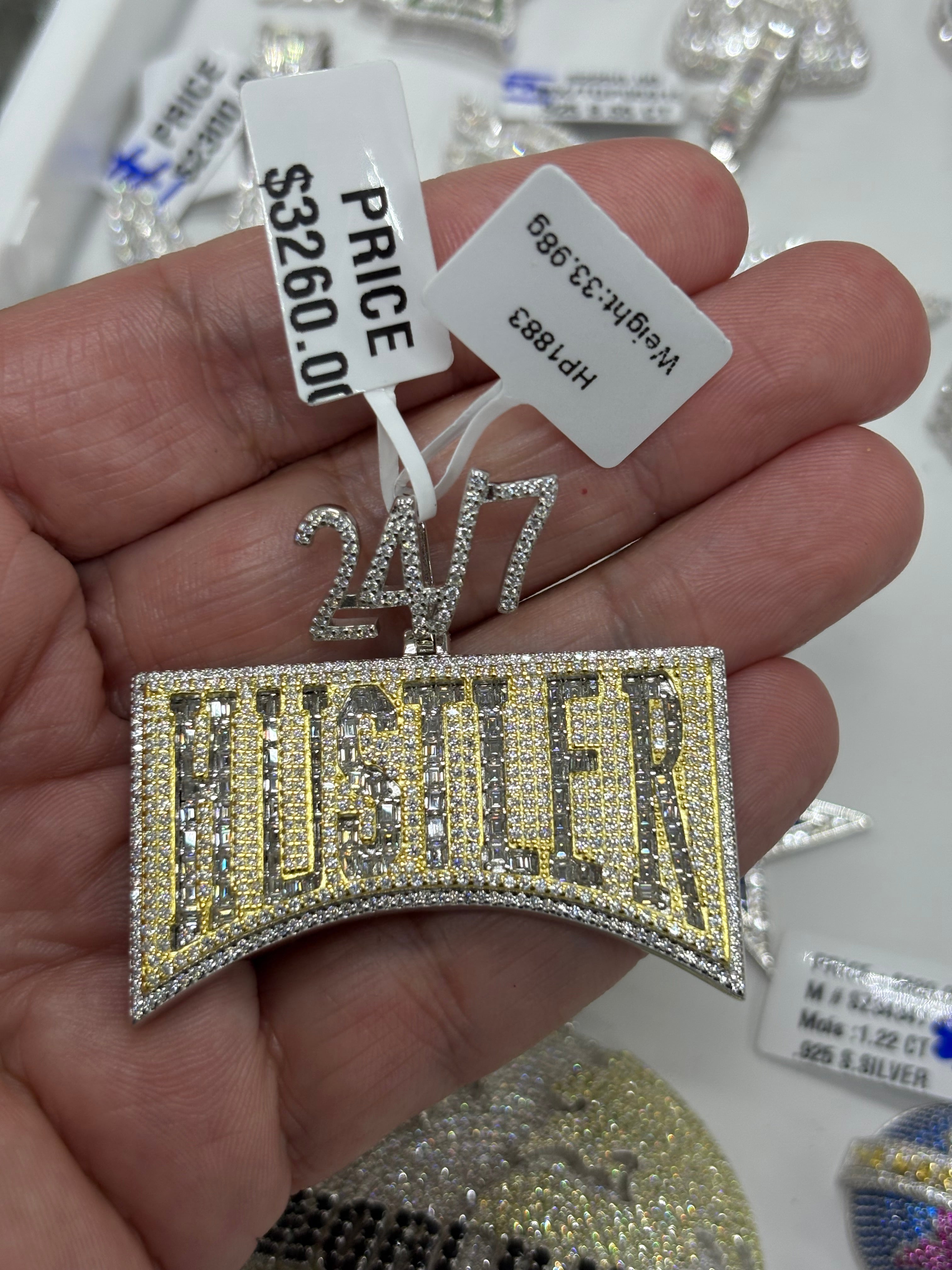 24/7 hustler pendant