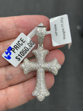 Mosaic gothic cross pendant